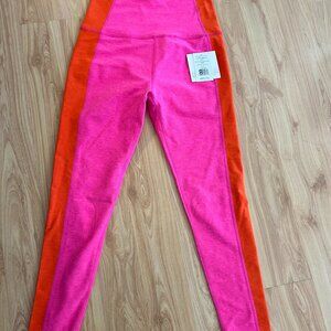 NWT Beyond Yoga Spacedye Vitality Colorblock High Waisted Leggings Size L